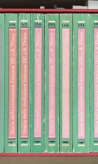 Thiers Storia della Rivoluzione francese X Voll. in cofanetto Dall'Oglio 1963-66