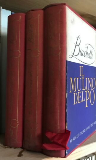 Riccardo Bacchelli Il mulino del Po tre volumi in cofanetto prima edizione 1957