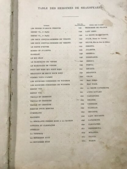 Shakspeare des dames Galerie des Femmes inspirées par les oeuvres dramatiques de Shakespeare 1840 - immagine 3