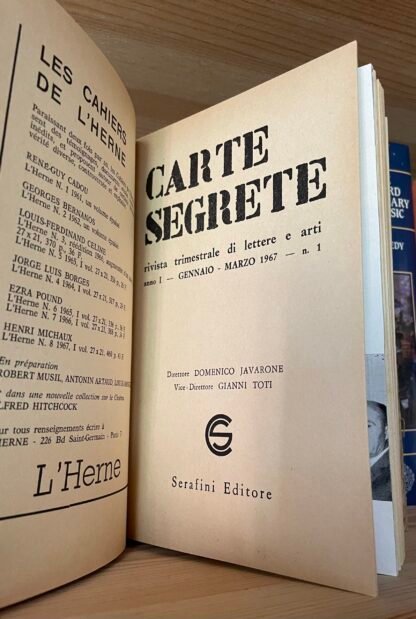 Carte Segrete anno I n.1 gennaio-marzo 1967 N.1 Thich Nath Hanh Breton Cortazar - immagine 4