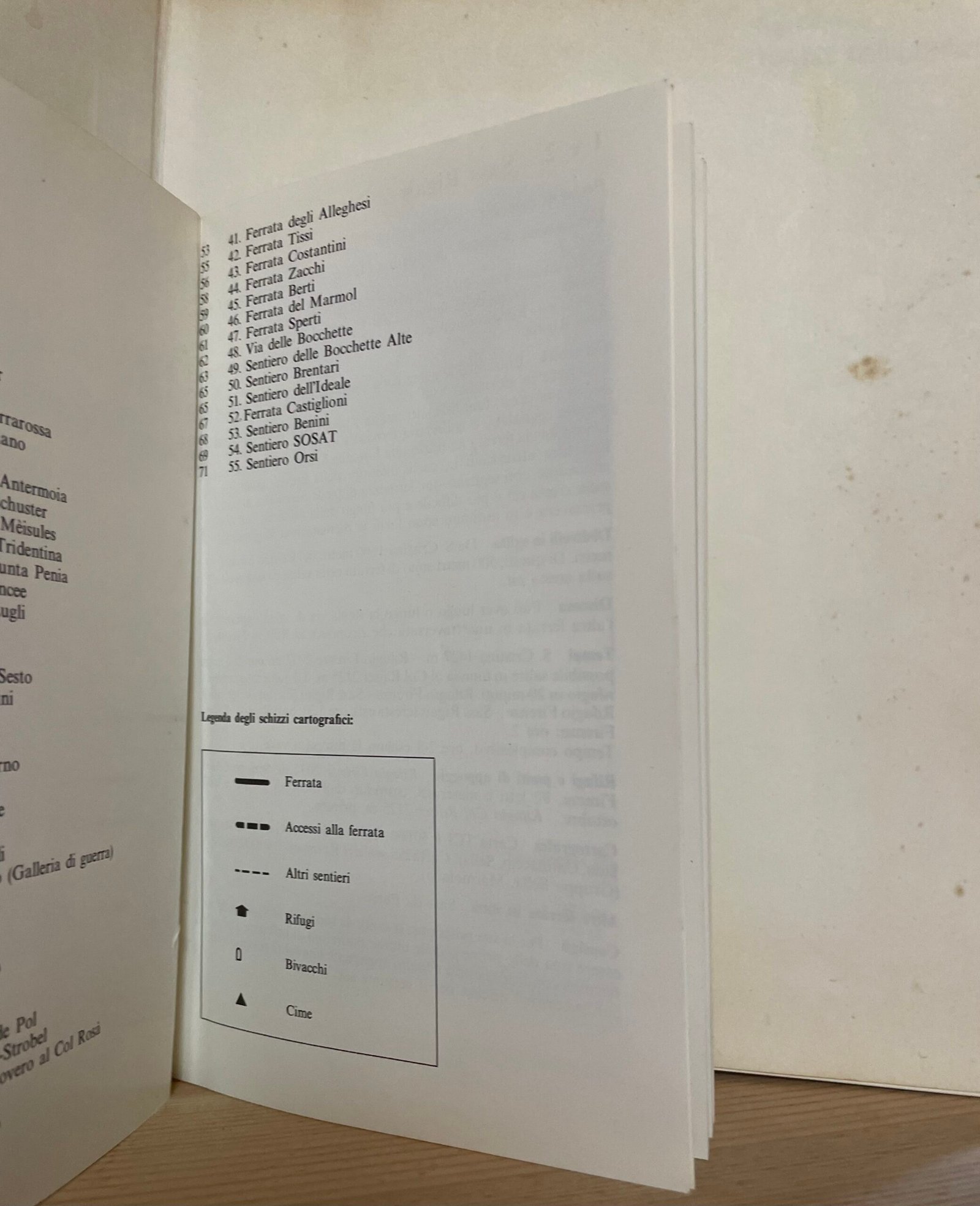 Sepp Schnürer Ferrate delle Dolomiti 55 itinerari attrezzati Zanichelli 1981 - immagine 4