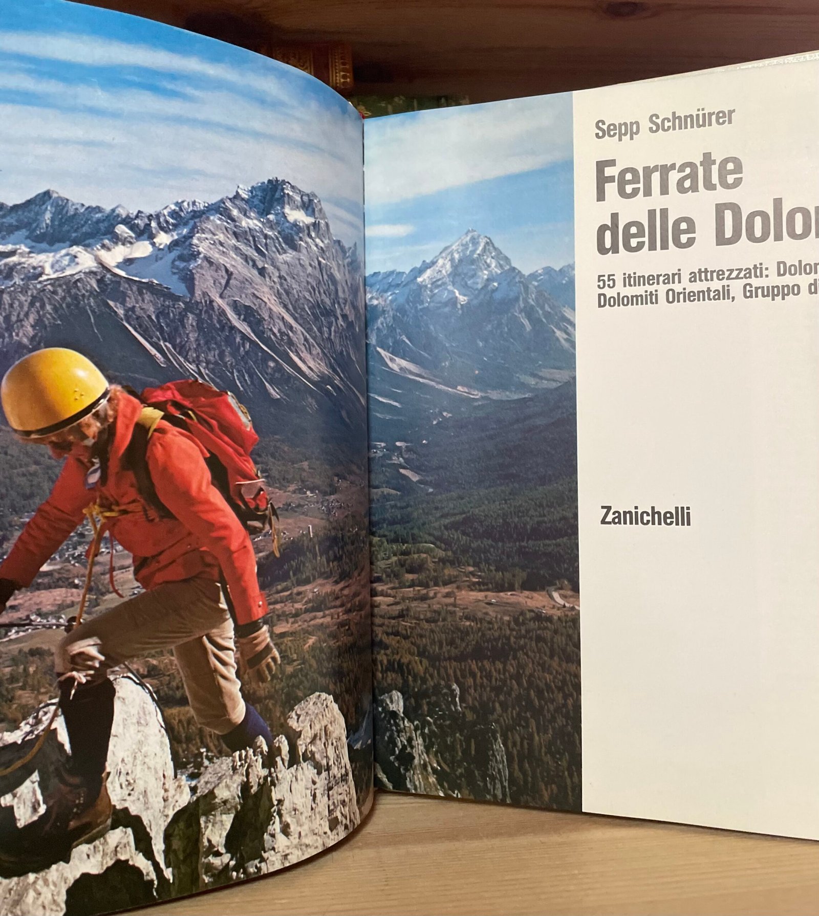 Sepp Schnürer Ferrate delle Dolomiti 55 itinerari attrezzati Zanichelli 1981 - immagine 6