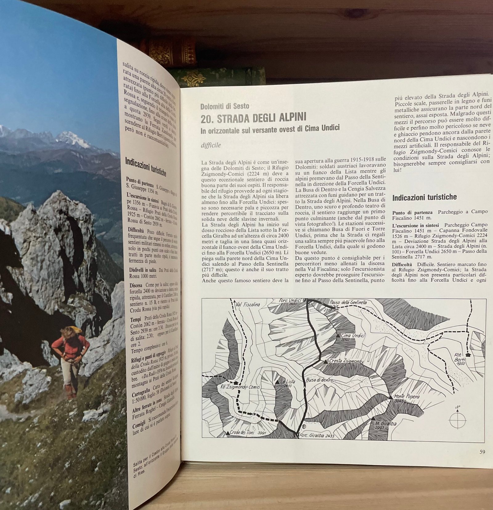 Sepp Schnürer Ferrate delle Dolomiti 55 itinerari attrezzati Zanichelli 1981 - immagine 14