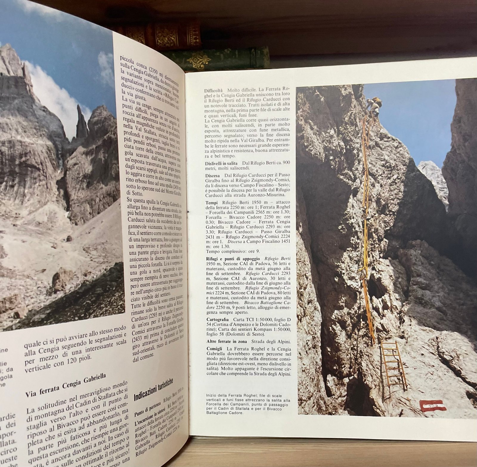 Sepp Schnürer Ferrate delle Dolomiti 55 itinerari attrezzati Zanichelli 1981 - immagine 15