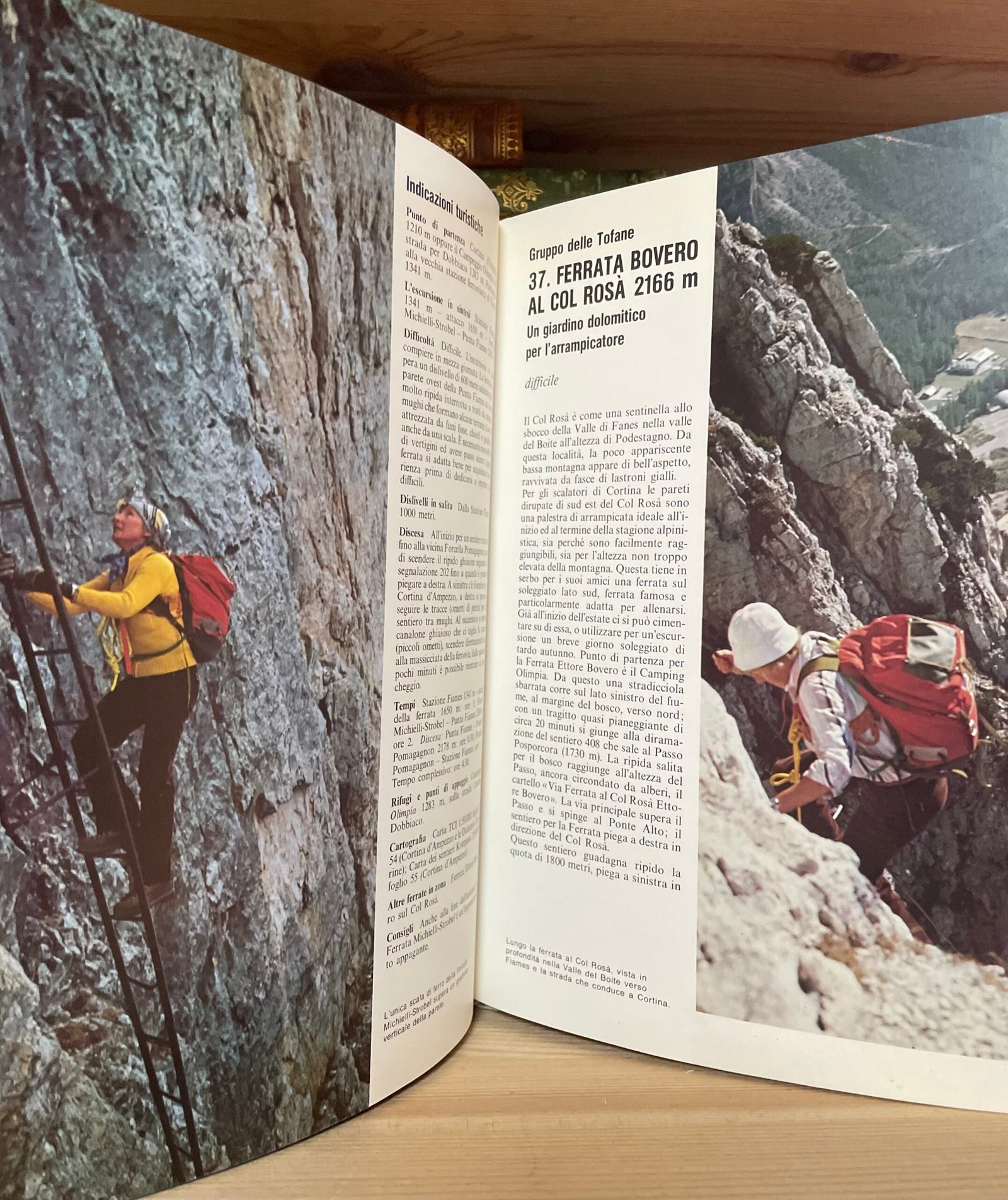 Sepp Schnürer Ferrate delle Dolomiti 55 itinerari attrezzati Zanichelli 1981 - immagine 18
