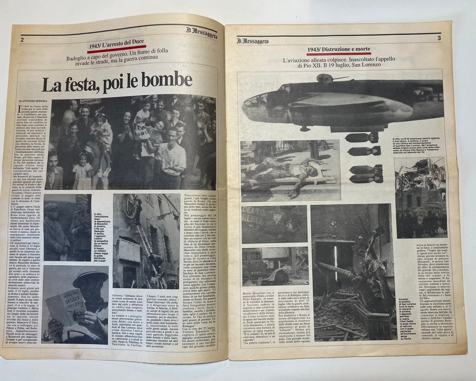 Più supplemento a Il Messaggero Roma Città aperta guerra nella capitale - immagine 2