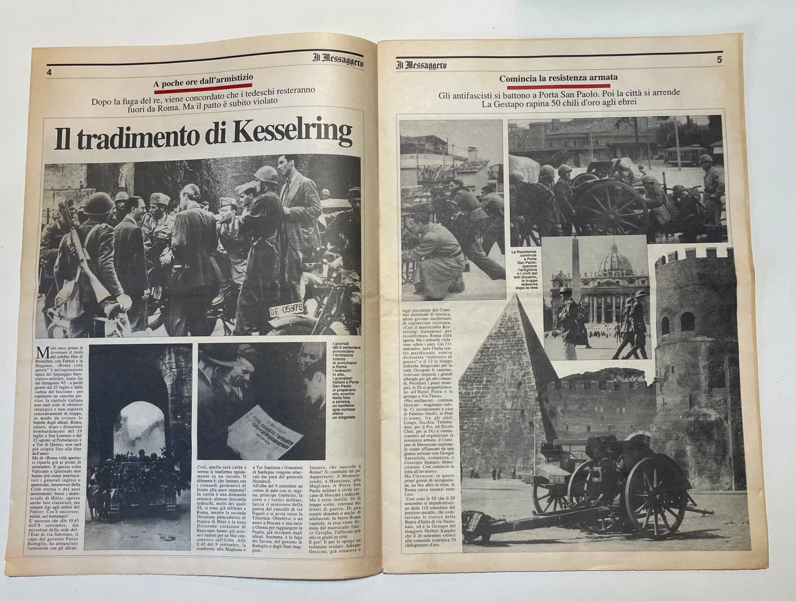 Più supplemento a Il Messaggero Roma Città aperta guerra nella capitale - immagine 3