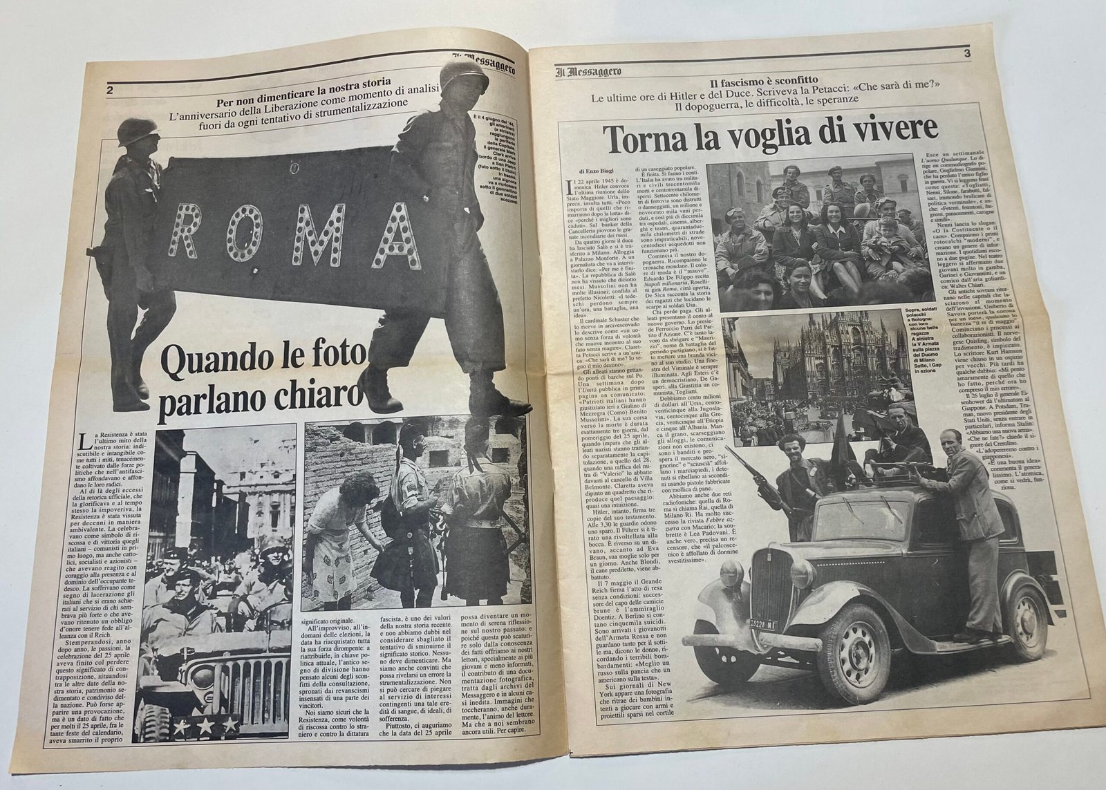 Più supplemento a Il Messaggero la gioia dopo l'incubo la Liberazione - immagine 3