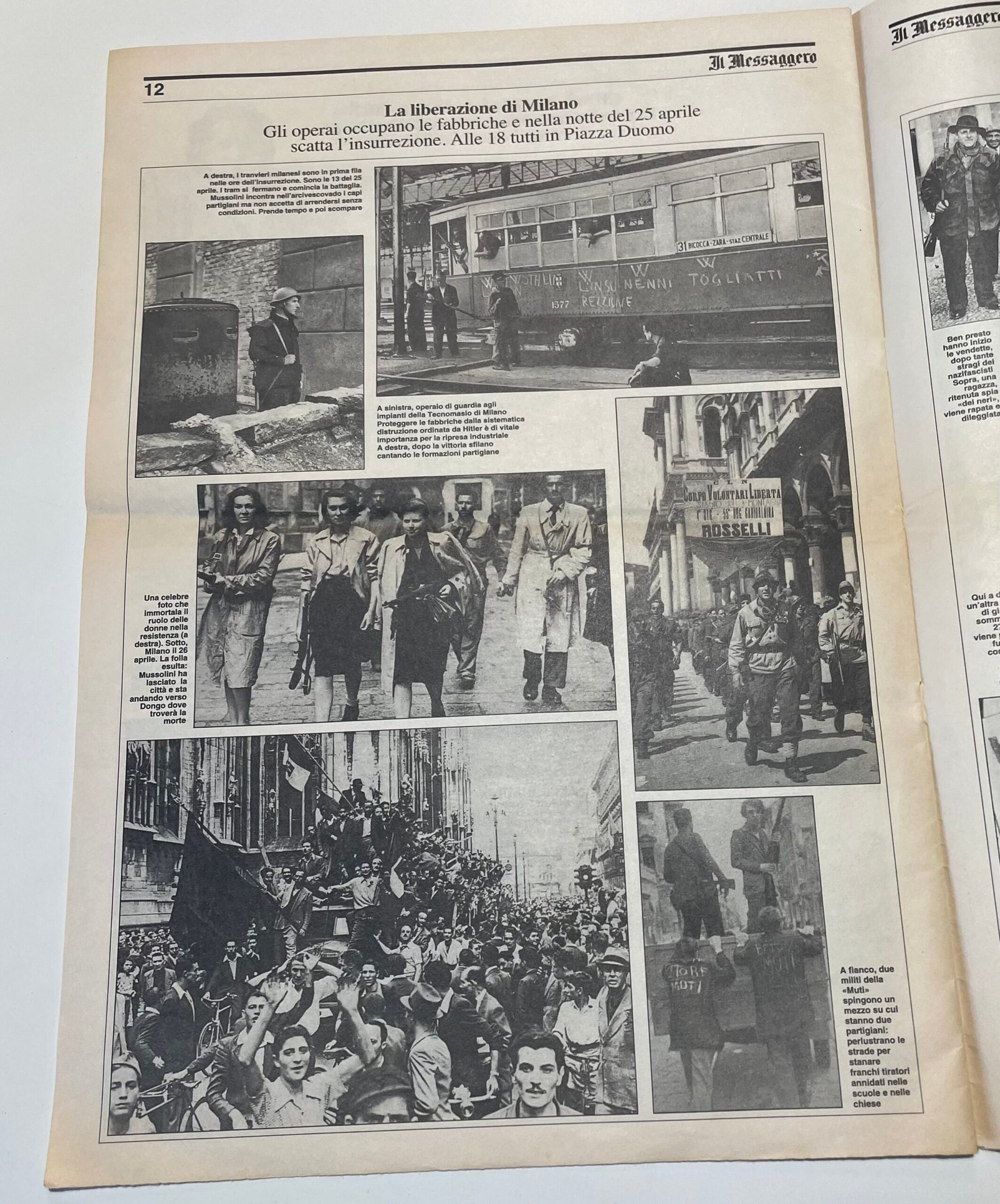 Più supplemento a Il Messaggero la gioia dopo l'incubo la Liberazione - immagine 6