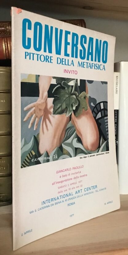 Conversano Pittore della metafisica International Art Center Roma 1977