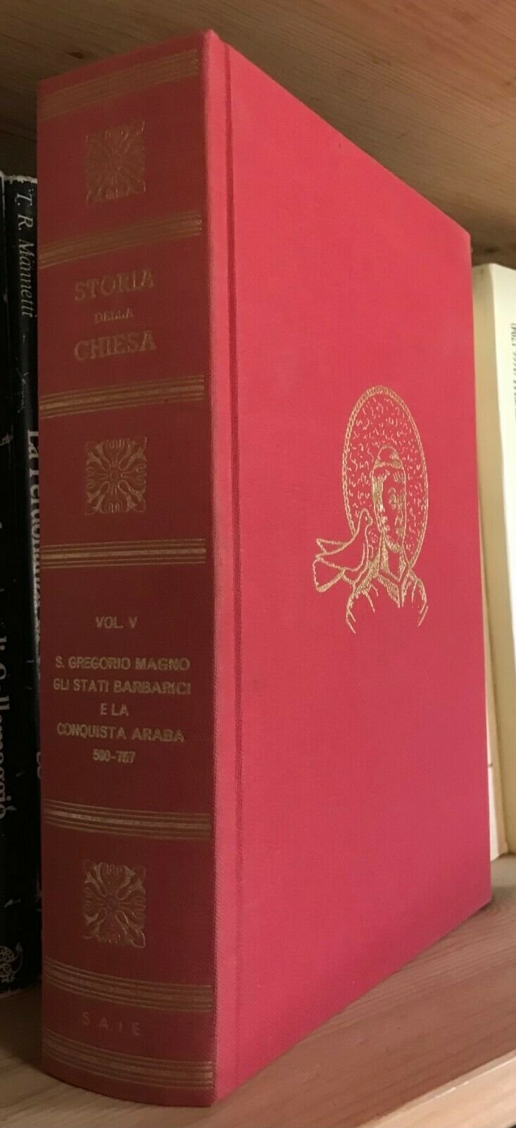 Storia della Chiesa V Gregorio Magno stati barbarici Conquista araba SAIE 1971
