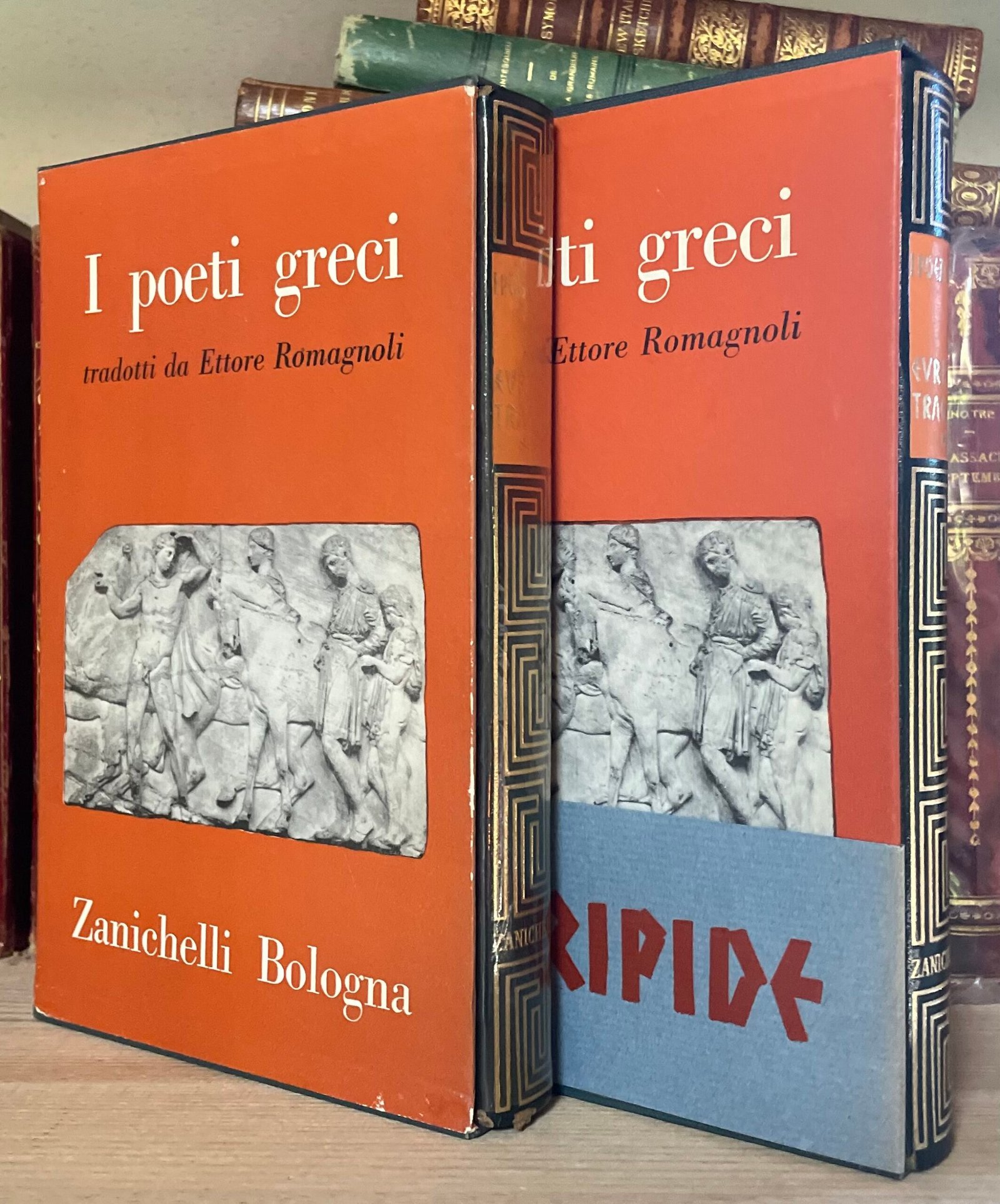 I Poeti greci tradotti da Ettore Romagnoli le tragedie di Euripide 2 Volumi - immagine 2