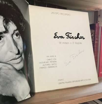 Jacopo Recupero Eva Fischer con scritti di Carlo Levi e altri 1978 Autografato - immagine 2