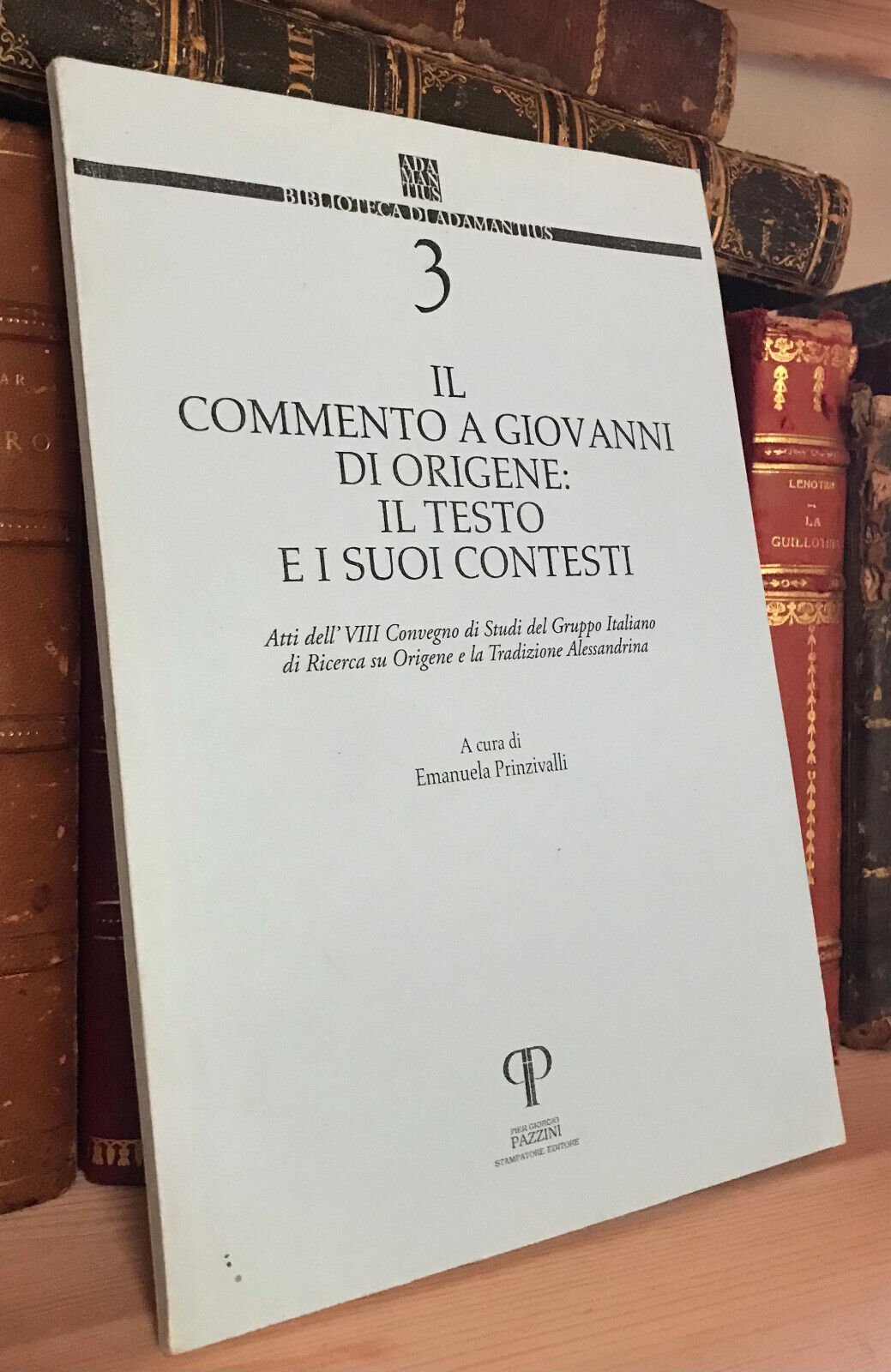 Gaetano Lettieri Il nous mistico il commento a Giovanni di Origene