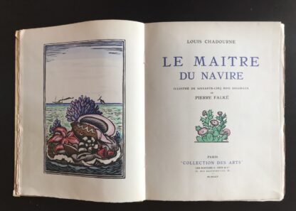 Louis Chadourne Le Maitre du Navire illustré de 65 bois originaux de Pierre Falké  1925 - immagine 3