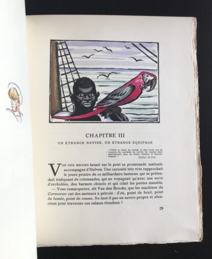 Louis Chadourne Le Maitre du Navire illustré de 65 bois originaux de Pierre Falké  1925 - immagine 8