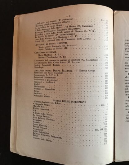 Almanacco annuario della donna italiana 1936-XIV - immagine 5