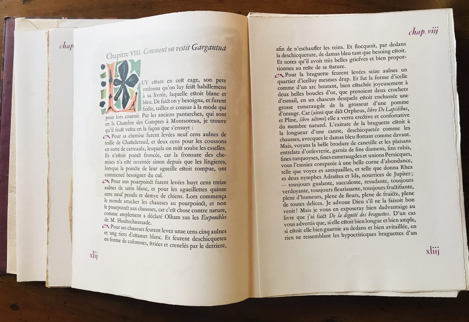 Rabelais Gargantua Lithographies de Clavé Les bibliophiles de Provence 1955 - immagine 7