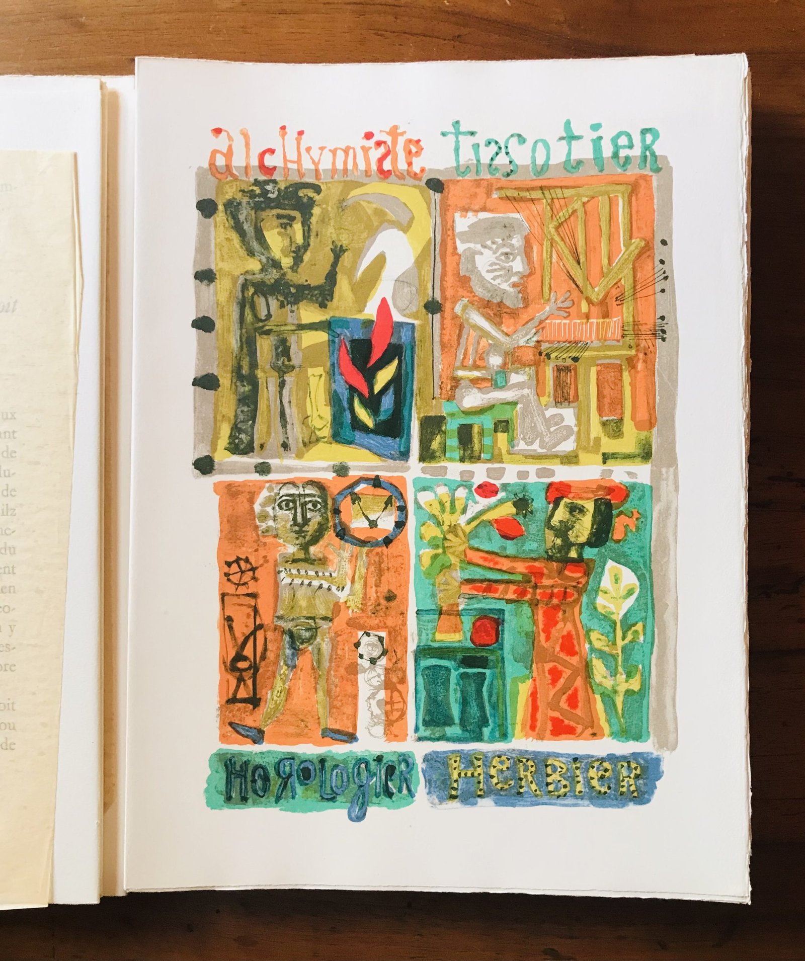 Rabelais Gargantua Lithographies de Clavé Les bibliophiles de Provence 1955 - immagine 10