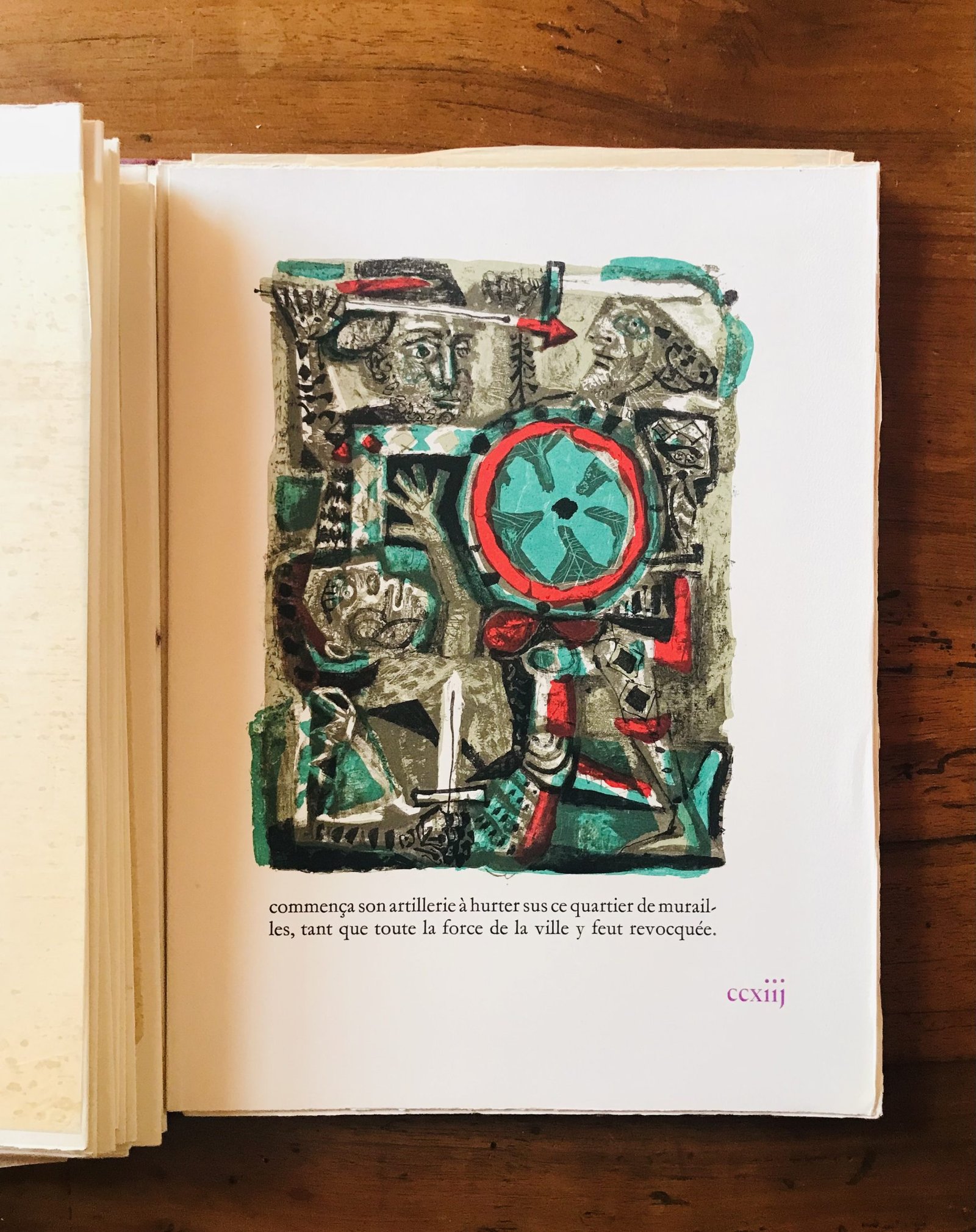 Rabelais Gargantua Lithographies de Clavé Les bibliophiles de Provence 1955 - immagine 14