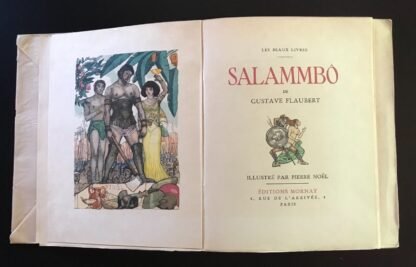 Gustave Flaubert Salammbô illustré par Pierre Noël Éditions Mornay Beaux Livres 1931 - immagine 4