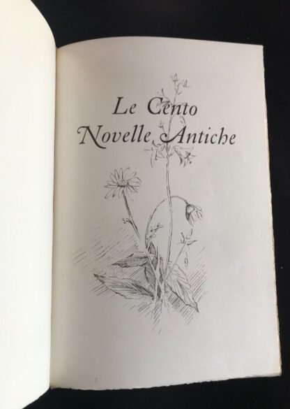 Le Cento Novelle Antiche 2 voll. ed. num. illustrata da Manzù La Conchiglia 1946