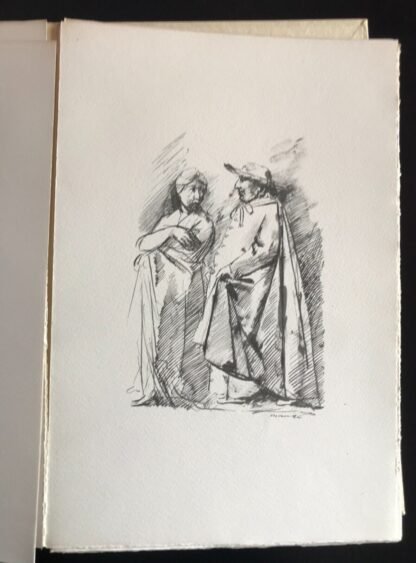 Le Cento Novelle Antiche 2 voll. ed. num. illustrata da Manzù La Conchiglia 1946 - immagine 7