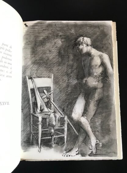 Le Cento Novelle Antiche 2 voll. ed. num. illustrata da Manzù La Conchiglia 1946 - immagine 10