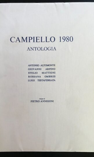 Antologia del Campiello 1980 disegni di Pietro Annigoni