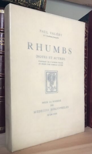 Paul Valéry Rhumbs Société des Médecins Bibliophiles 1930