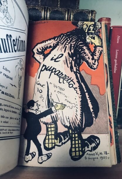 Yambo Il Pupazzetto 19 numeri anno 1907 dal 7 febbraio al 13 giugno G. Scotti