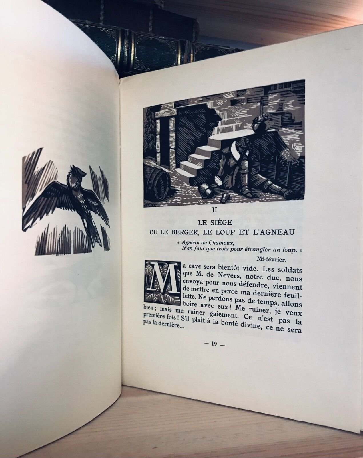 Romain Rolland Colas Breugnon Bois gravés de Deslignières Mornay 1927 - immagine 8