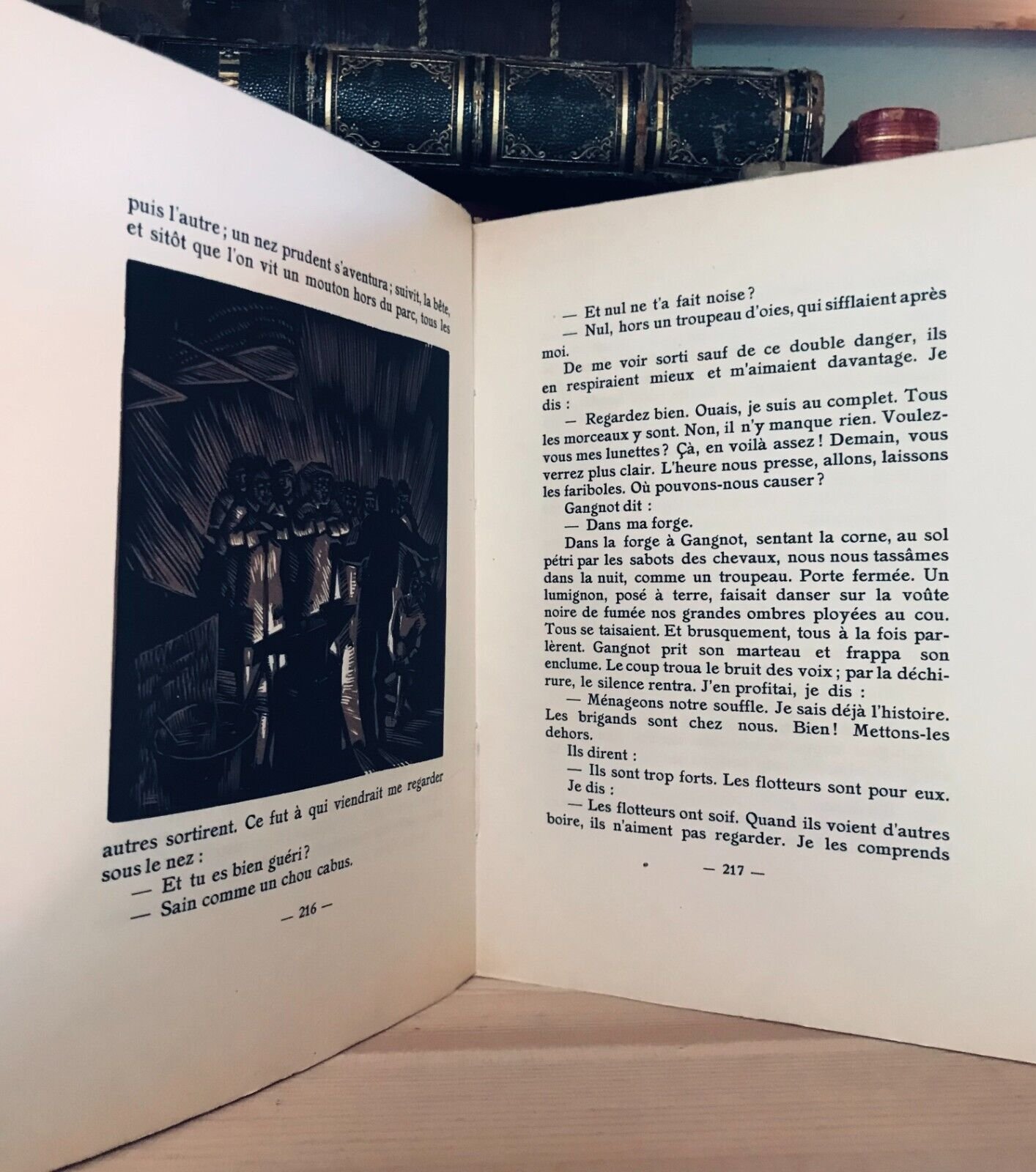 Romain Rolland Colas Breugnon Bois gravés de Deslignières Mornay 1927 - immagine 7