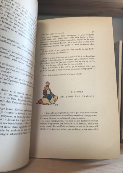 Mardrus Histoire du portefaix avec les jeunes filles conte des Mille et une nuits - immagine 8