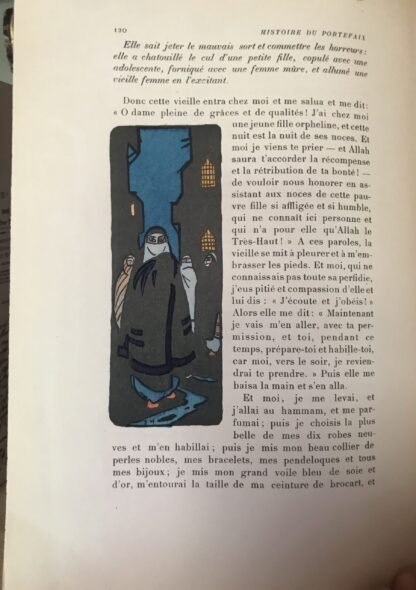 Mardrus Histoire du portefaix avec les jeunes filles conte des Mille et une nuits - immagine 11