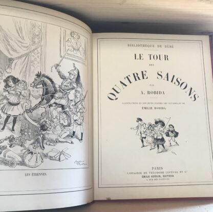 Le Tour des Quatre Saison par A. Robida Guérin éditeur - immagine 3