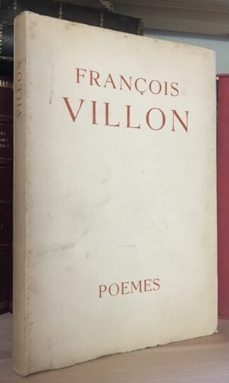 François Villon Poemes Paul Hartmann senza data edizione numerata