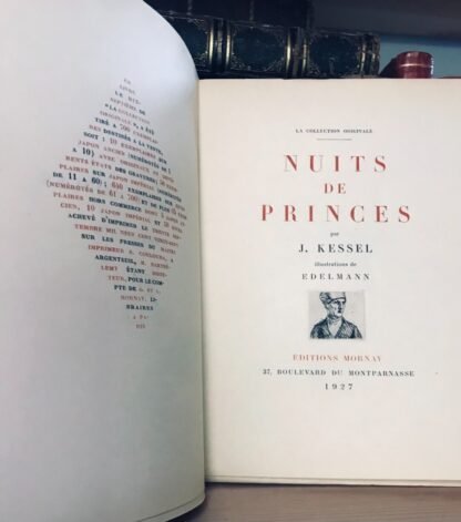 Joseph Kessel Nuits de Princes Illustrations de Edelmann Mornay 1927 - immagine 4