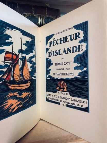 Pierre Loti Pecheur d'Islande Illustrations de Barthélemy Mornay 1926 - immagine 5