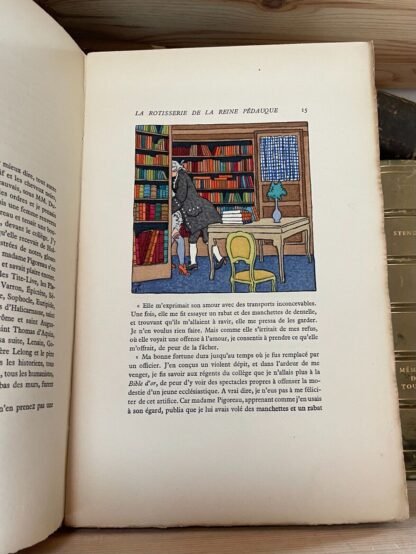 Anatole France La Rotisserie de la Reine Pedauque René Kieffer 1923 - immagine 7