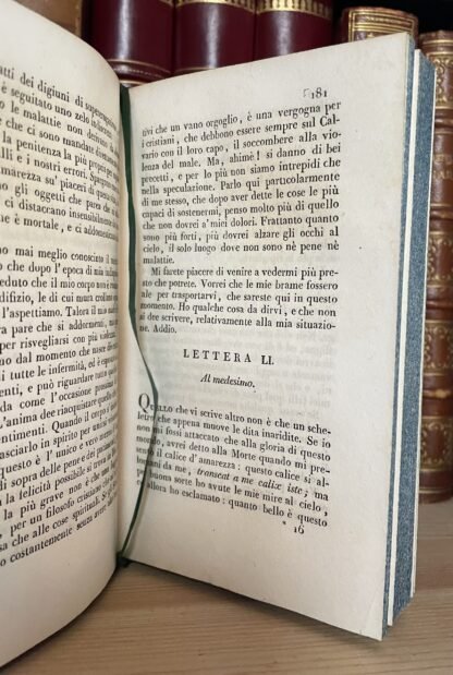Lettere ed Altre Opere di Clemente XIV Ganganelli due Volumi Stamperia Piatti 1829 - immagine 14