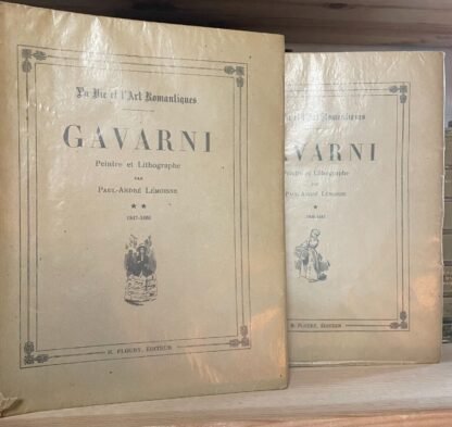 Lemoisne Gavarni Peintre et Lithographe 2 Volumes 1804-1866 Floury 1924-1928 - immagine 2