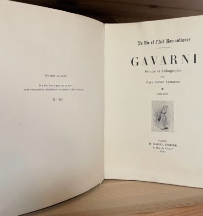 Lemoisne Gavarni Peintre et Lithographe 2 Volumes 1804-1866 Floury 1924-1928 - immagine 6