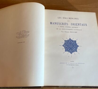 Les Enluminures des Manuscrits Orientaux turcs arabes persans Edgar Blochet 1926 - immagine 9