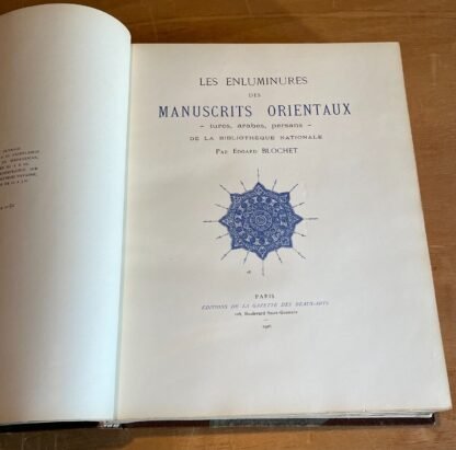 Les Enluminures des Manuscrits Orientaux turcs arabes persans Edgar Blochet 1926 - immagine 10