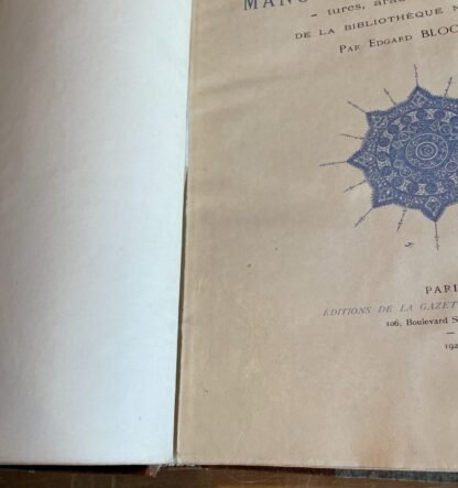 Les Enluminures des Manuscrits Orientaux turcs arabes persans Edgar Blochet 1926 - immagine 11