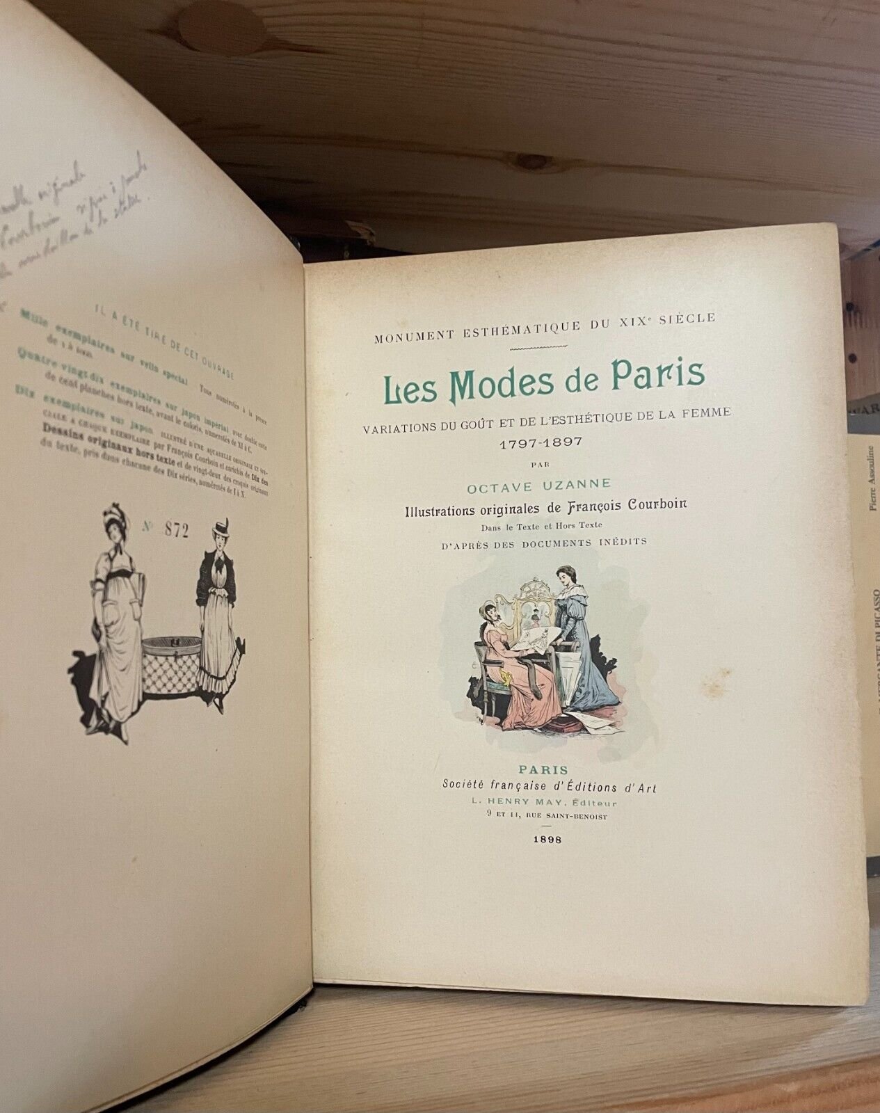 Octave Uzanne Les modes de Paris Illustrations François Courboin Henry May 1898 - immagine 5