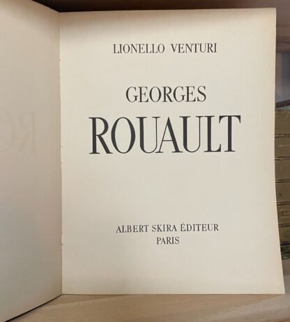 Lionello Venturi Georges Rouault Skira 1948 in francese - immagine 3