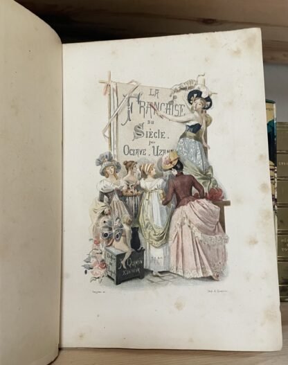 Octave Uzanne La française du siècle Modes Moeurs Usages Quantin 1886 - immagine 4