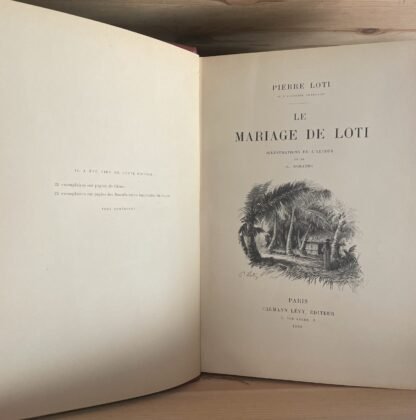 Pierre Loti Le mariage de Loti Calmann-Lévy 1898 - immagine 6